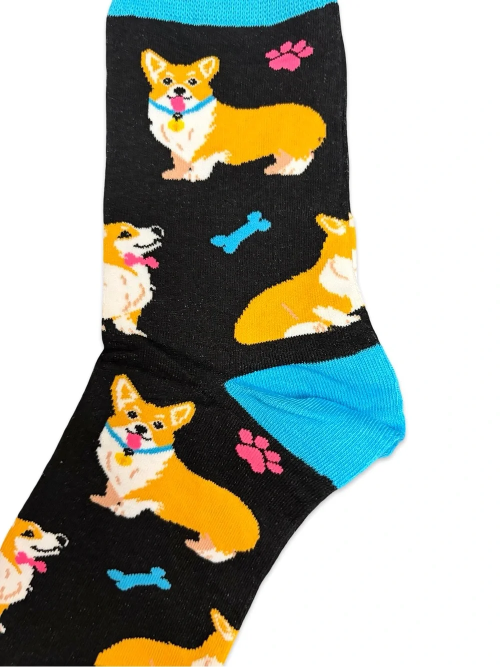 Corgi Novelty Crew Socks One Size Fits Most